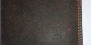 Mens Leather Two Fold Wallet