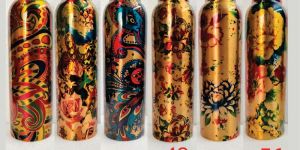 Copper Printed Bottles