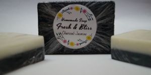 Homemade Goat Milk Jasmine Charcoal Soap