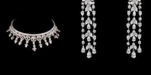 Solitaire Diamond Necklace Set