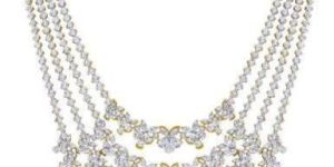 String Diamond Necklace