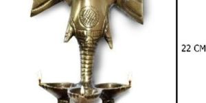 Brass Antique Ganesha Wall Hanging