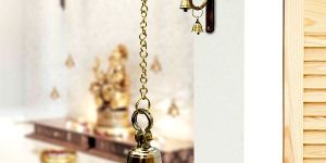 Wall Hanger Brass Iron Bell