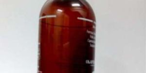 Plastic Amber Bottle