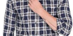 Mens Checkered Casual Regular Fit Full Sleeves Cotton Shirt