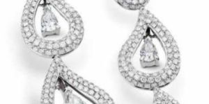 Rose Cut Diamond Earrings