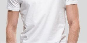 Mens Plain Round Neck T-Shirt