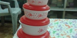 PLASTICS CAKE BOXES 7 PCS SET