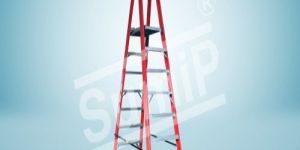 Self Supported Trestle Ladder with Foldable Platform