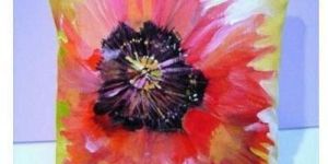 Hand Painted Cushion Cover