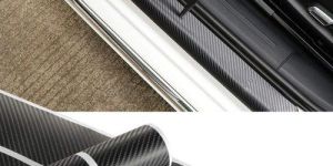 PVC Car Door Carbon Fibre Sticker