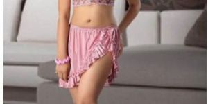 Satin Netted Nightwear