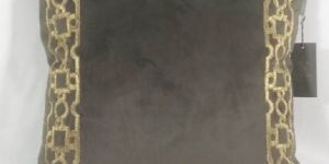 Zari Border Poly and Velvet Pillows