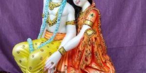 Marble Radha Krishna Statue