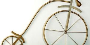Painted Wall Hanging Bicycle