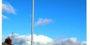 Single Arm Street Light Pole