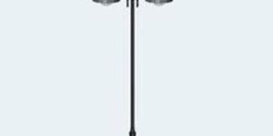 Swan Neck Street Light Pole