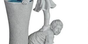 Fiberglass Garden Kids Fountain