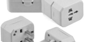 White Universal Travel Adapter