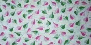 Screen Printed Silk Fabric
