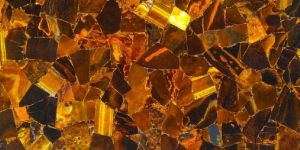 Wild Golden Semi Precious Stone Slab