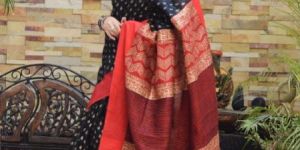 Linen Hand Block Sarees