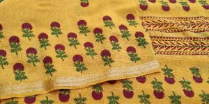 Maheswari Hand Block Sarees