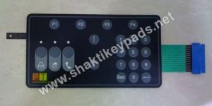 Non Tactile Embossed Membrane Keypad