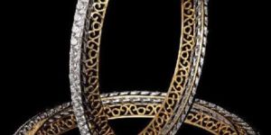 Single Line Diamond Bangles