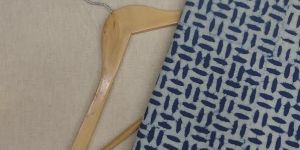 BFTDBU13 Geometrical Handcrafted Dabu Fabric