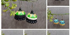 Ethnic Terracotta Jhumka