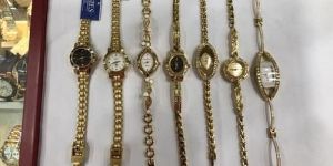 Gold Plated Female Watches