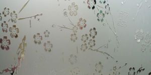 Acid Etched Glass