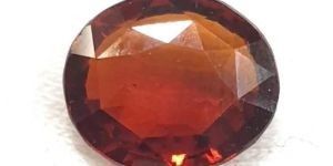 natural unheated untreated ceylon hessonite garnet certified 5.20cts