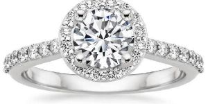 Halo Diamond Rings