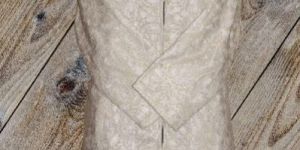 White Aari Embroidered Kashmiri Woolen Jacket