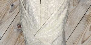 White Kashmiri Monochromatic Coat