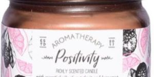 Positivity Aromatherapy Glass Jar Candle