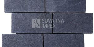 Natural Black Lime Tumbled Machine Cut Cobbles