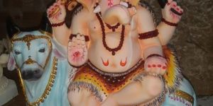 Terracotta Ganesha Chaturthi Statue