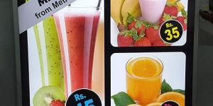 Menu Advertising Signs