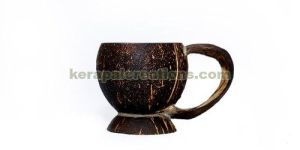 Coconut Shell Mugs With Handle