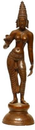 Classic Bronze Parvati Statue