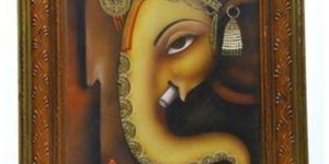 Ganesh Print Zaroka Canvas Painting