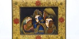 Lord Sri Krishna Zaroka Canvas Painting