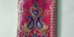 Velvet Embroidery Mobile Cover