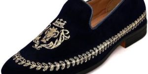 Mens Embroidered Loafers