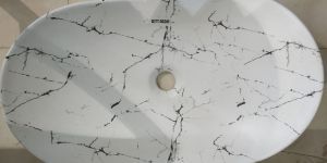 White Marble Table Top Wash Basin