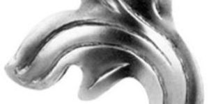 Silver Coated Grill Leaf