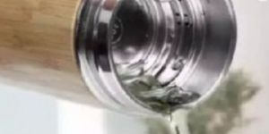 Reusable Bamboo Stainless Steel Bottle